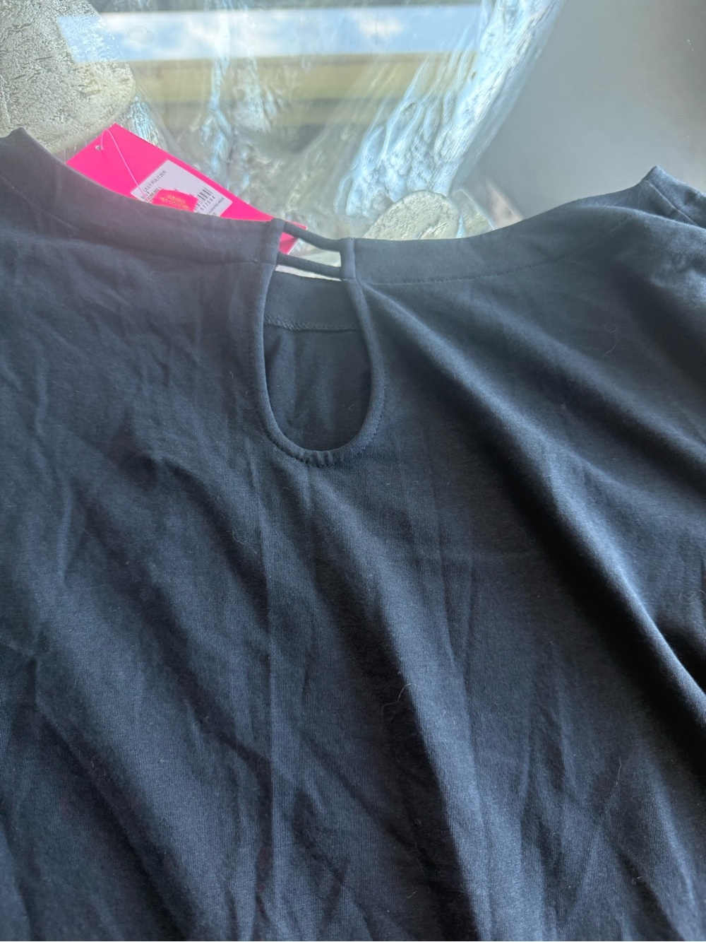 Lilly Pulitzer Black Bell Sleeve Top - Picture 4 of 5